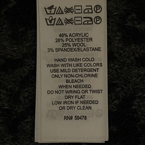 Ellen Tracy NWT Wool Blend Cardigan Wrap Sweater - Picture 8 of 10